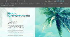 Desktop Screenshot of bocachiropractic.com