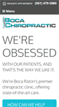 Mobile Screenshot of bocachiropractic.com